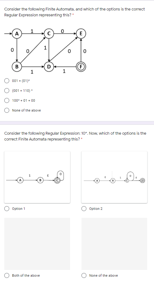 Solved Consider The Following Finite Automata, And Which Of | Chegg.com