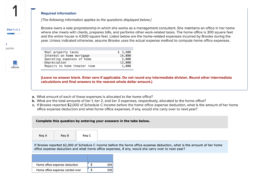 Solved 1 Required information (The following information 