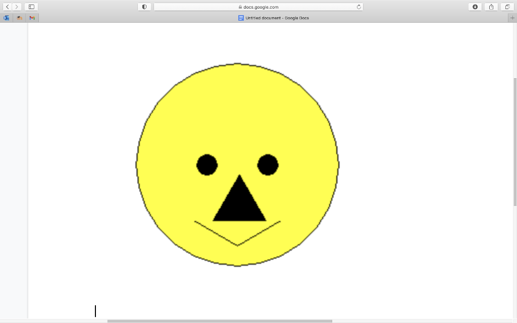 Solved Write a code in python that outputs the smiley | Chegg.com