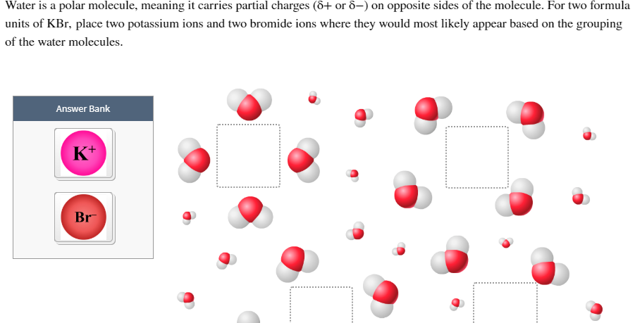 Solved Water Is A Polar Molecule, Meaning It Carries Part