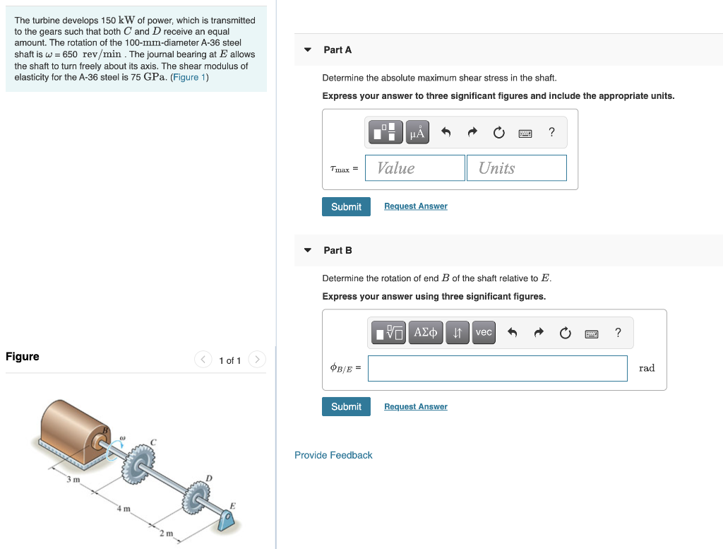 Solved The turbine develops 150 kW of power, which is | Chegg.com