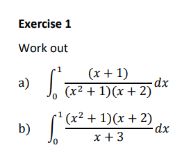 Solved Exercise 1 ﻿pastpaperWork | Chegg.com