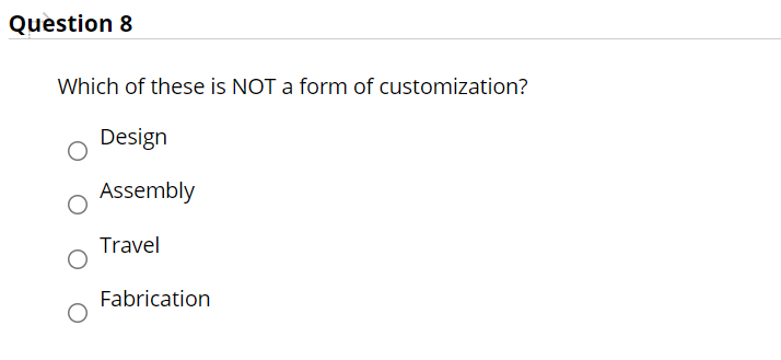 Solved Question 8 Which of these is NOT a form of | Chegg.com