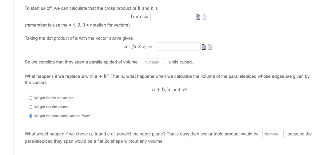 Solved Question 3 The cross product, among other things, | Chegg.com