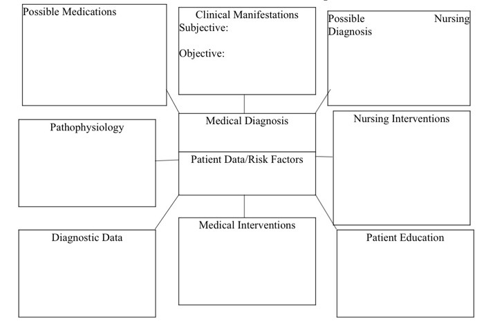 Nursing Pathophysiology Concept Map Template