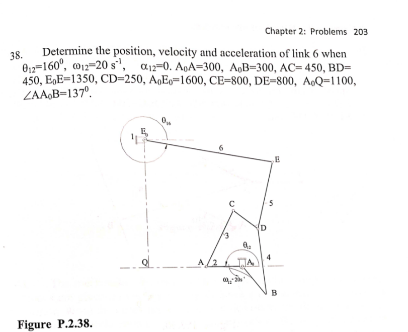 38. Chapter 2: Problems 203 Determine the position, | Chegg.com