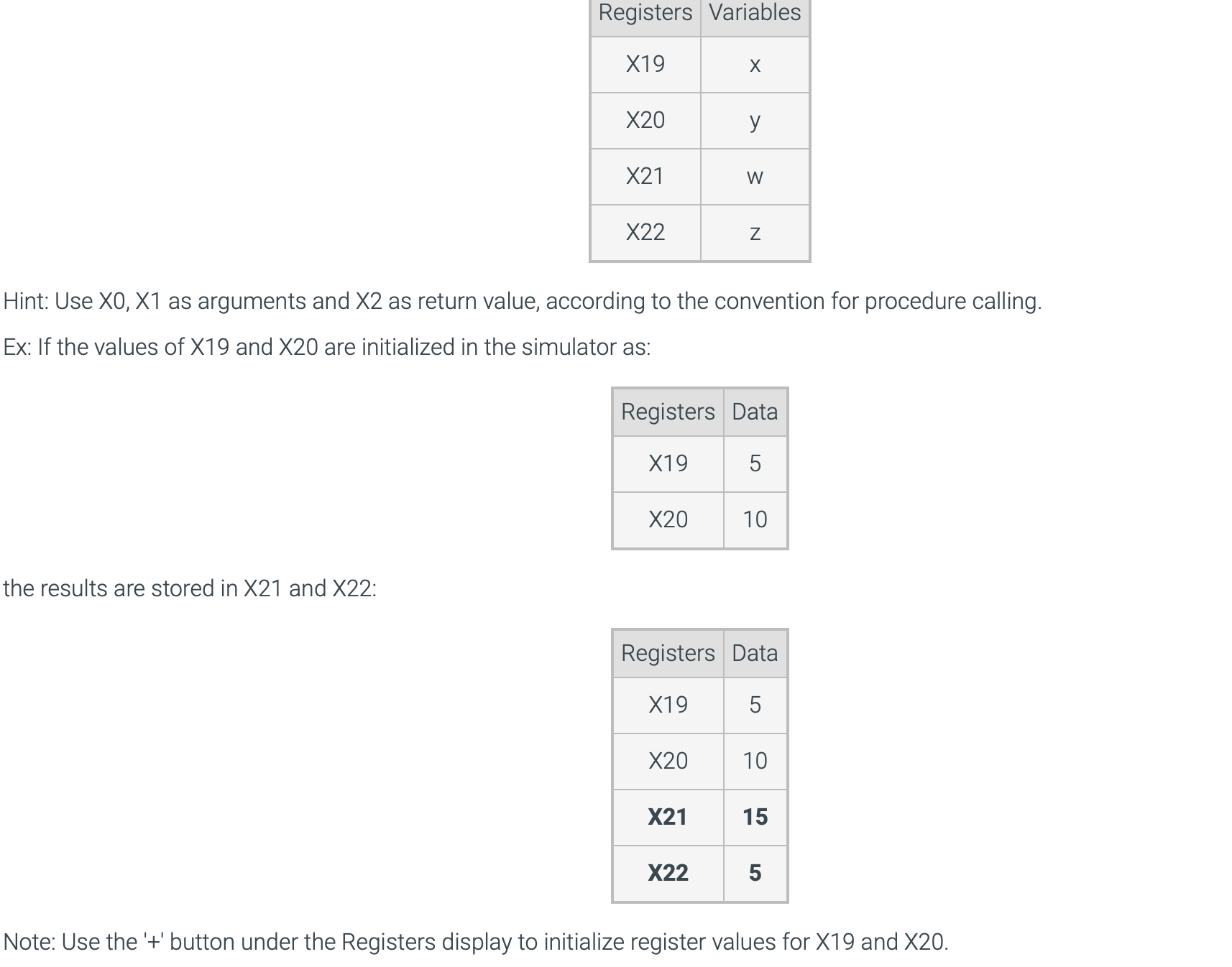 Solved 22.8 LAB: Procedure calls Given the following C | Chegg.com