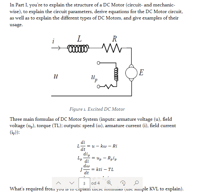 Solved In Part I, you're to explain the structure of a DC | Chegg.com