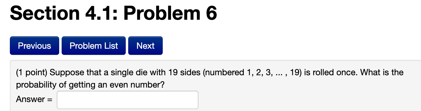 Solved Section 4.1: Problem 6 Previous Problem List Next (1 | Chegg.com