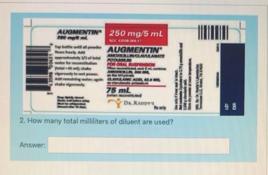 AUGMENTIN 250 mg/5 mL 3598 00451 met NEC JS.98-004-31 Tap bottle tall powder AUGMENTIN How freely. Ma AMOOR INVOLAVULANATT ap