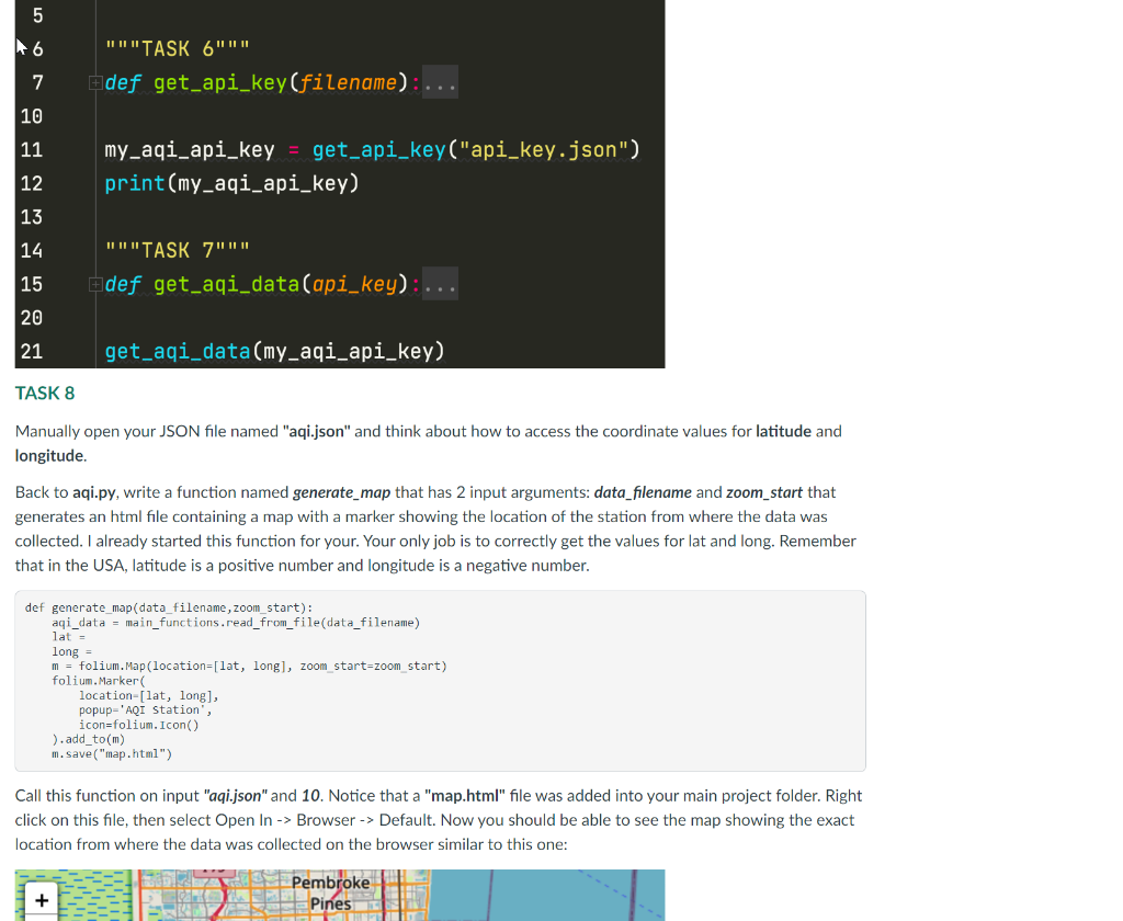 Solved The Air Quality Index API Introduction This lab | Chegg.com