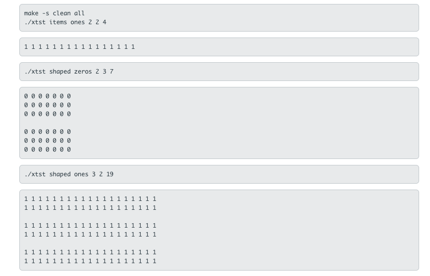 Write the following functions: void ones(Array *x) | Chegg.com