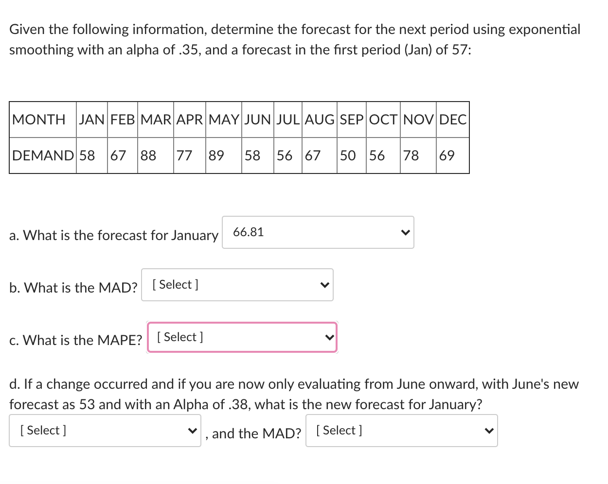 Solved Given the following information, determine the | Chegg.com