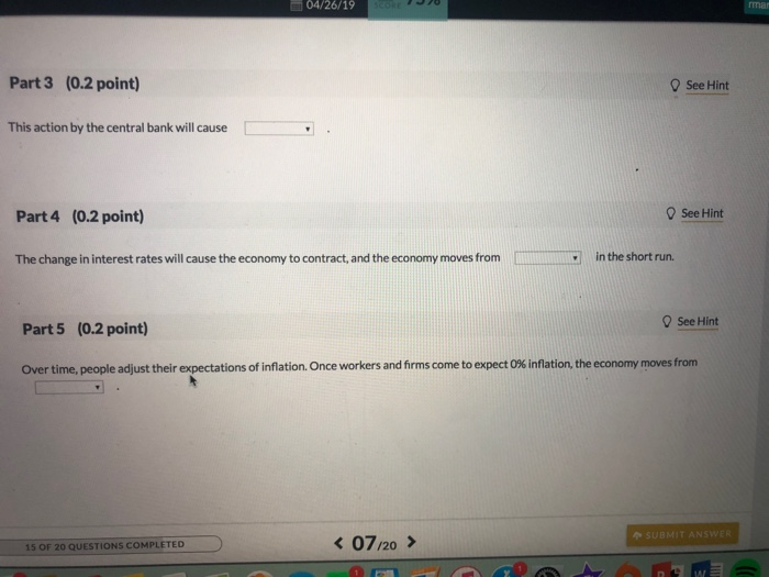 Solved 07 Question (a point) a See page 1015 Consider an | Chegg.com
