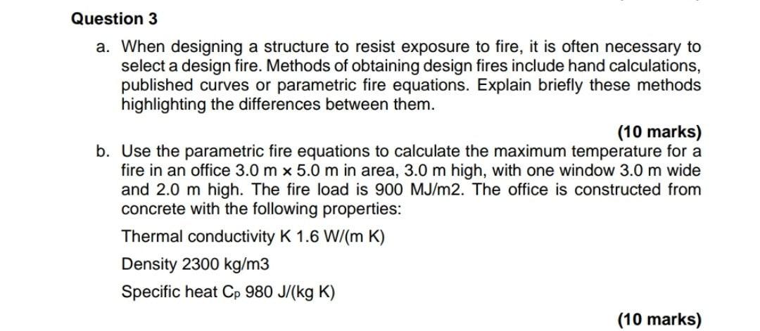 Solved Question 3 a. When designing a structure to resist | Chegg.com