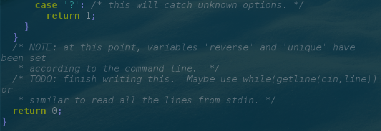 Solved I need help with finishing a C++ program that takes | Chegg.com