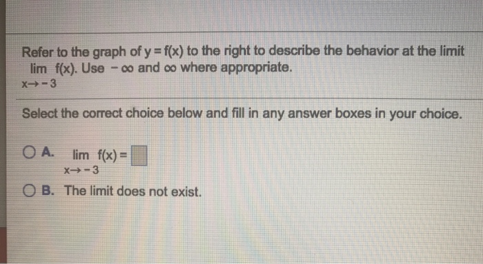 Solved Refer to the graph of y-f(x) to the right to describe | Chegg.com