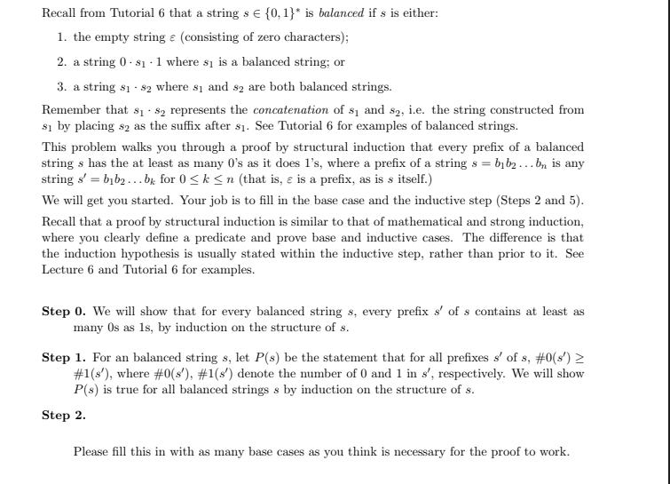 Solved [Discrete mathematics/structures] Fill in the base | Chegg.com