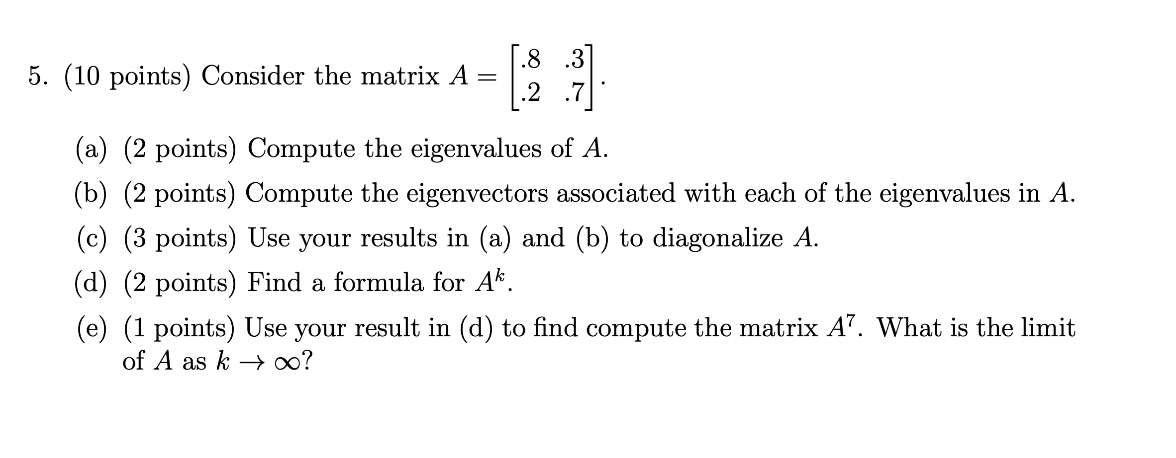 matrix a^2