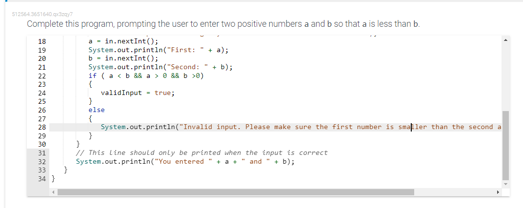 Solved HALLENGE CTIVITY 4.5.1: Read two positive inputs, the | Chegg.com