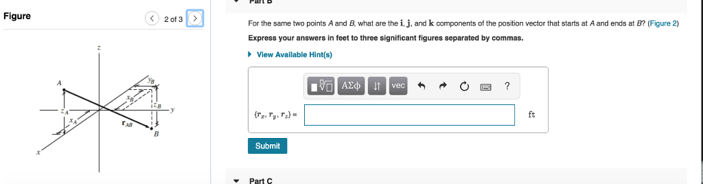 Solved Figure 2 of 3 For the same two points A and B, what | Chegg.com