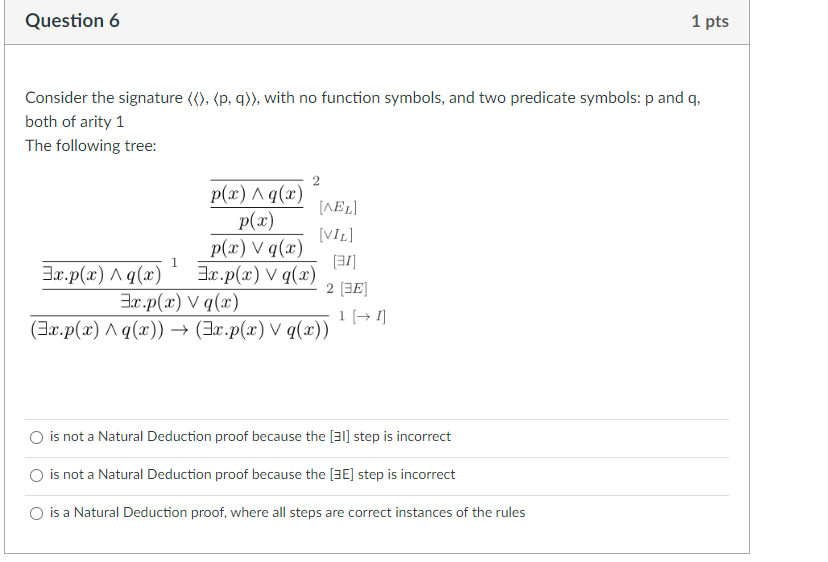 Consider the signature , p,q , with no function | Chegg.com