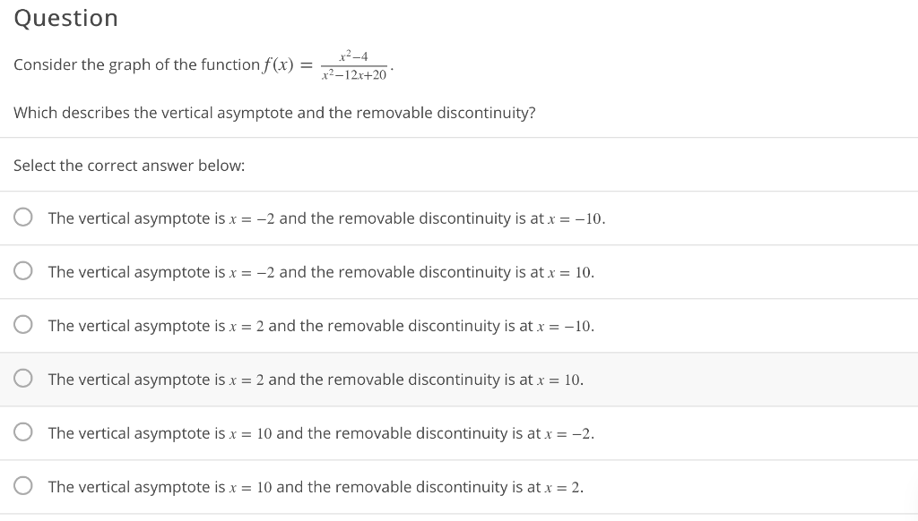 Solved Question Consider the graph of the function f(x) X2-4 | Chegg.com