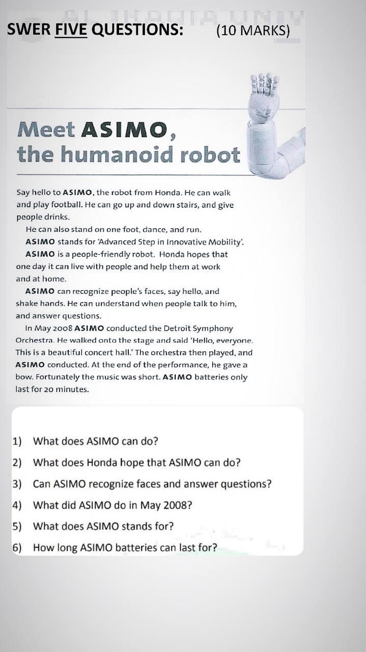 humaniod question