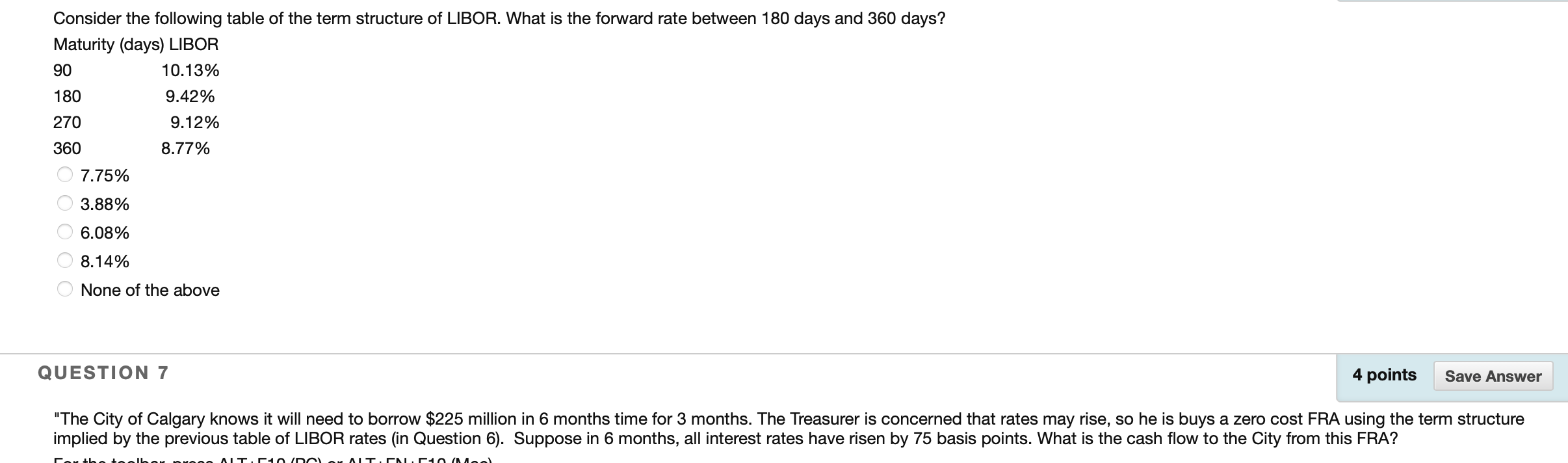 Solved Consider The Following Table Of The Term Structure Of | Chegg.com