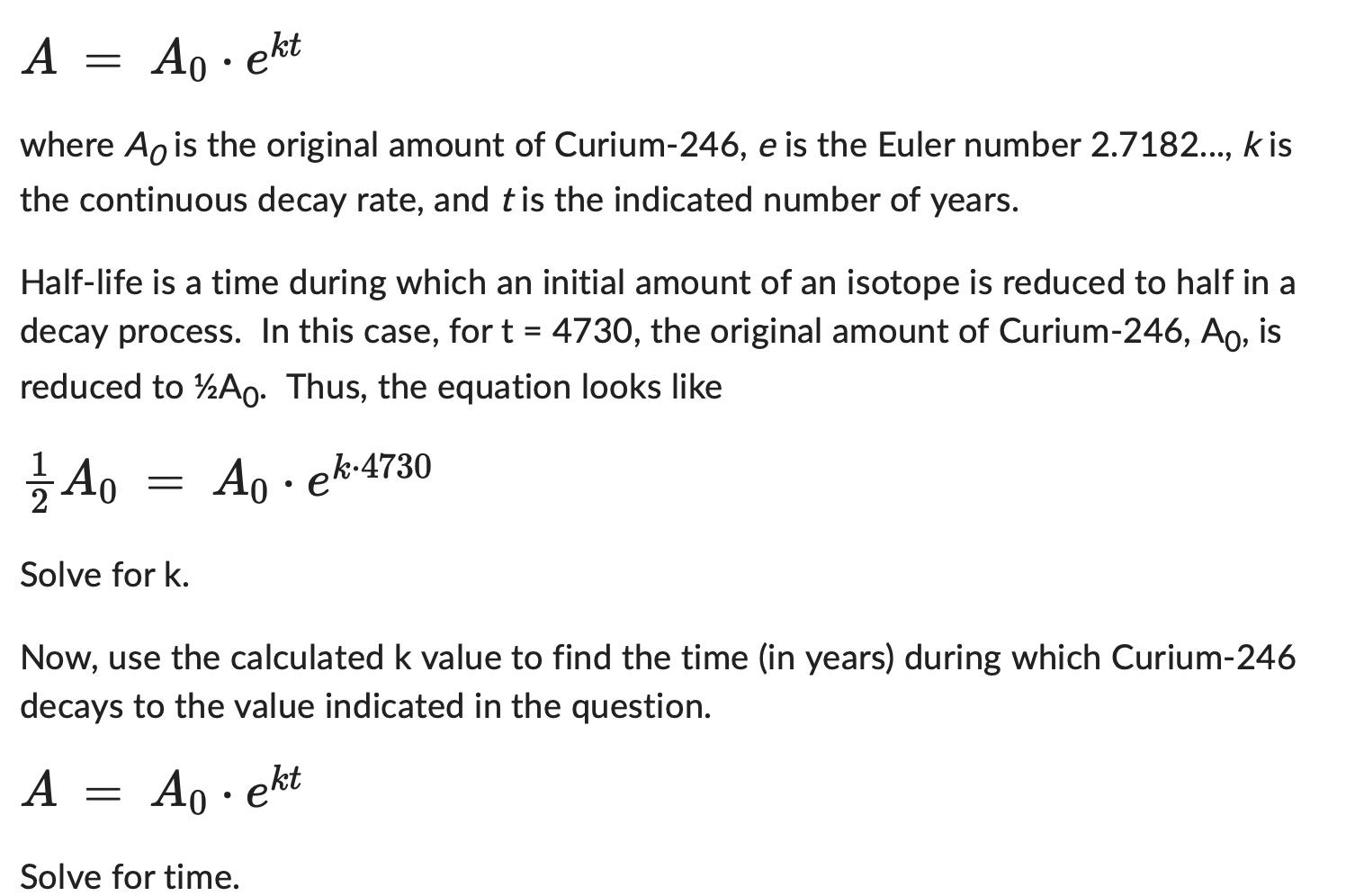 solved-the-half-life-of-curium-246-is-4730-years-source-chegg