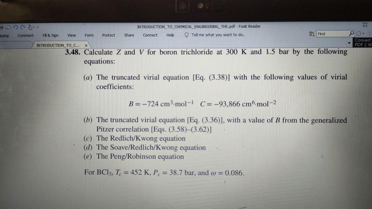 Solved INTRODUCTION_TO_CHEMICAL_ENGINEERING_THE.pdf - Foxit | Chegg.com