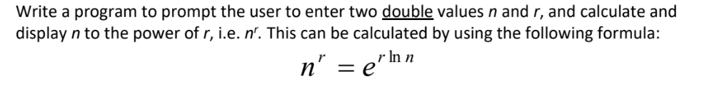 Solved Write a program to prompt the user to enter two | Chegg.com