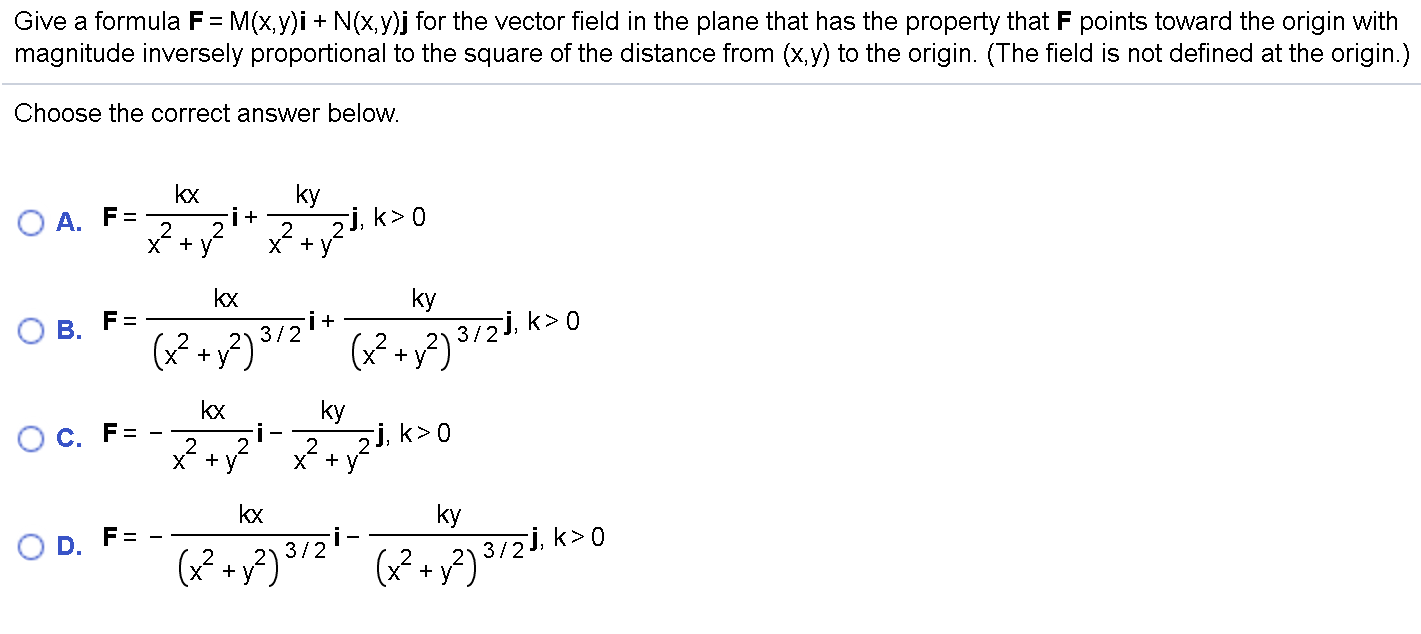 Solved Give A Formula F M X Y I N X Y J For The Vector Chegg Com