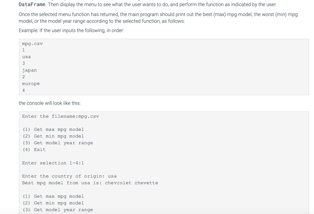 Solved 23.4 PROJECT 4: Using Pandas for data analysis and | Chegg.com