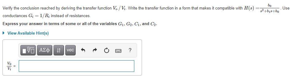Solved The purpose of this problem is to develop the design | Chegg.com
