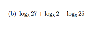 log 5 base 3 log 27 base 25