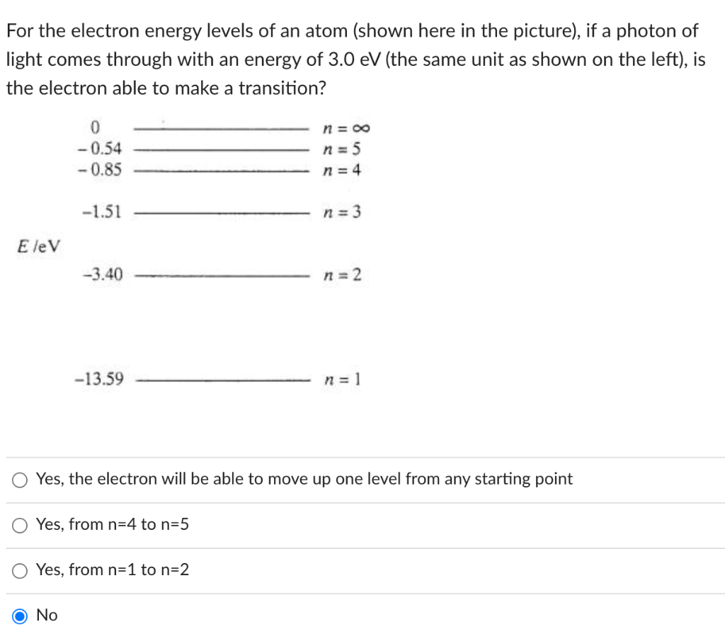 solved-for-the-electron-energy-levels-of-an-atom-shown-here-chegg