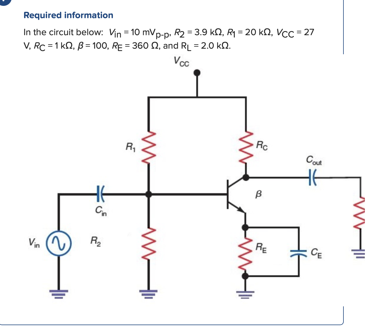 Solved Calculate the value of ac load resistance | Chegg.com
