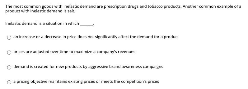 Solved Which One Of The Following Pricing Strategies Is | Chegg.com