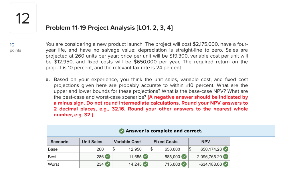 Base Case Npv Formula