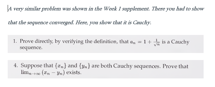 Solved \A very similar problem was shown in the Week 1 | Chegg.com