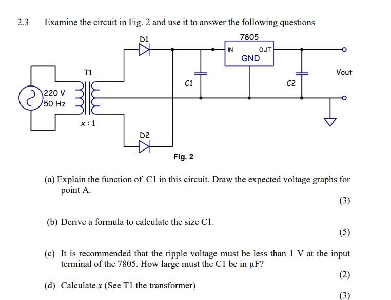 Solved 3 Examine the circuit in Fig. 2 and use it to answer | Chegg.com