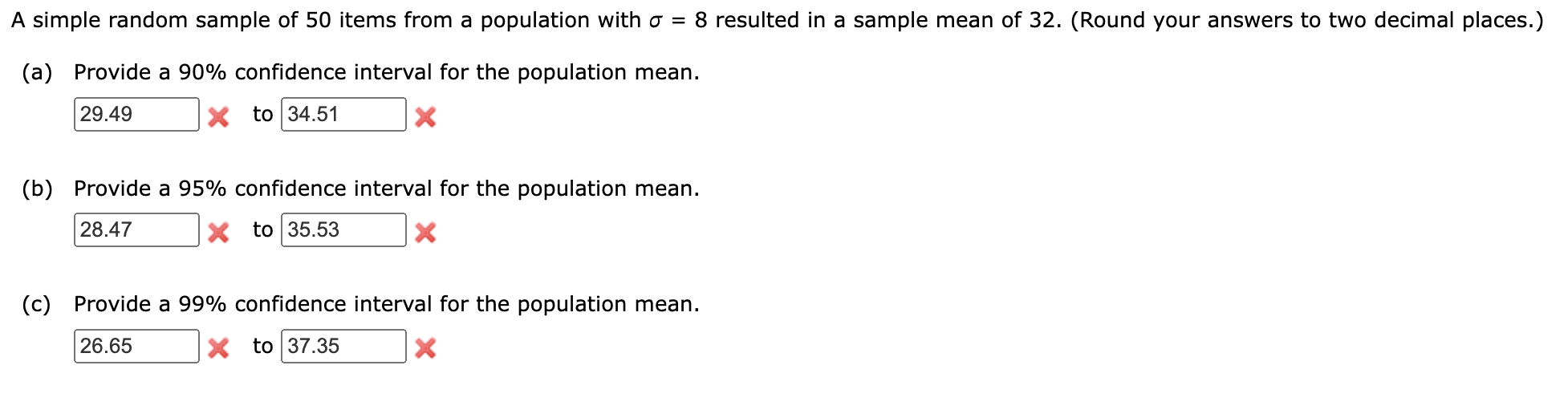 Solved A simple random sample of 50 items from a population | Chegg.com