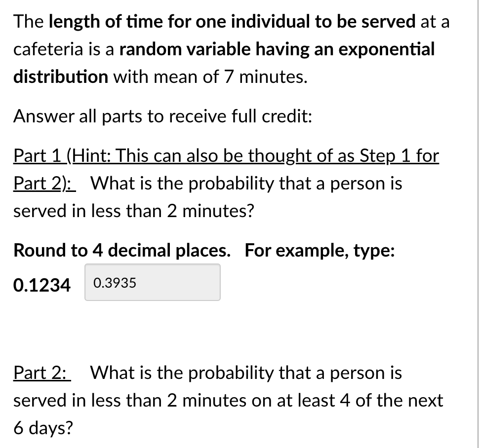 Solved Please help I got the whole thing wrong and can't | Chegg.com
