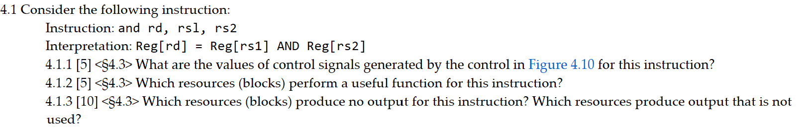 Solved 1 Consider The Following Instruction: Instruction: | Chegg.com