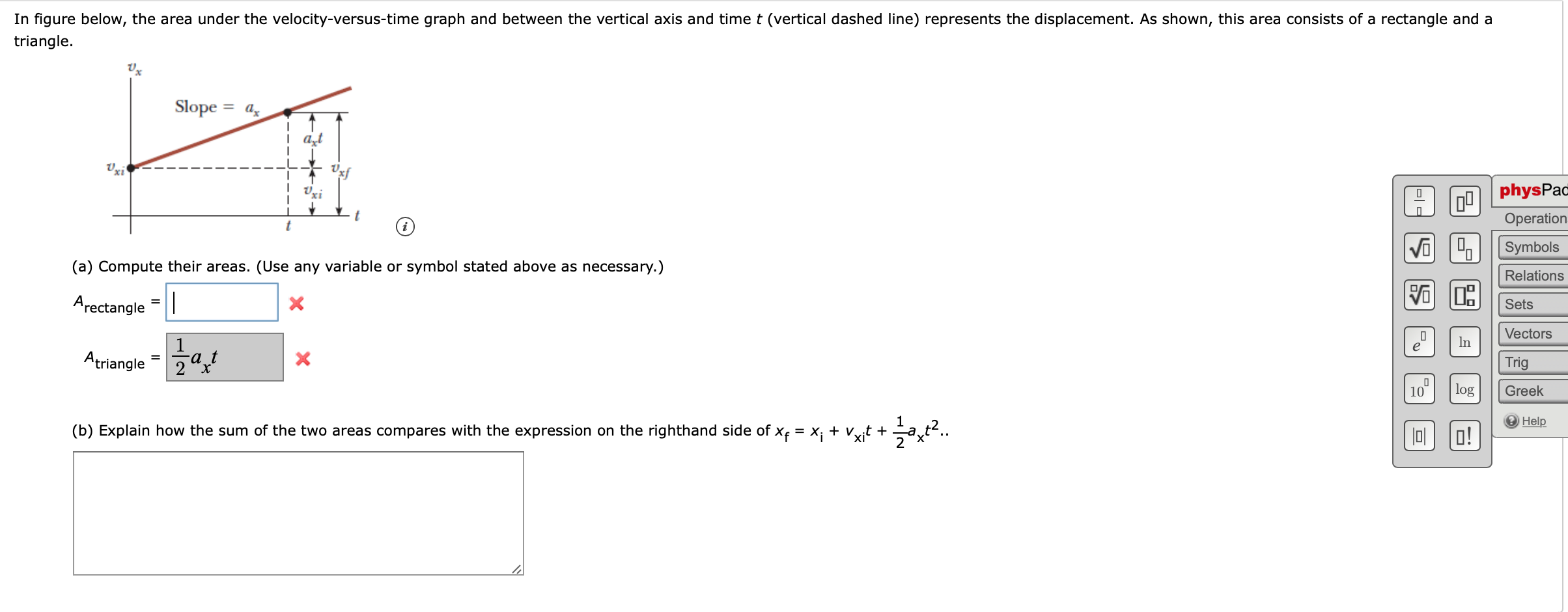 Solved In Figure Below, The Area Under The 