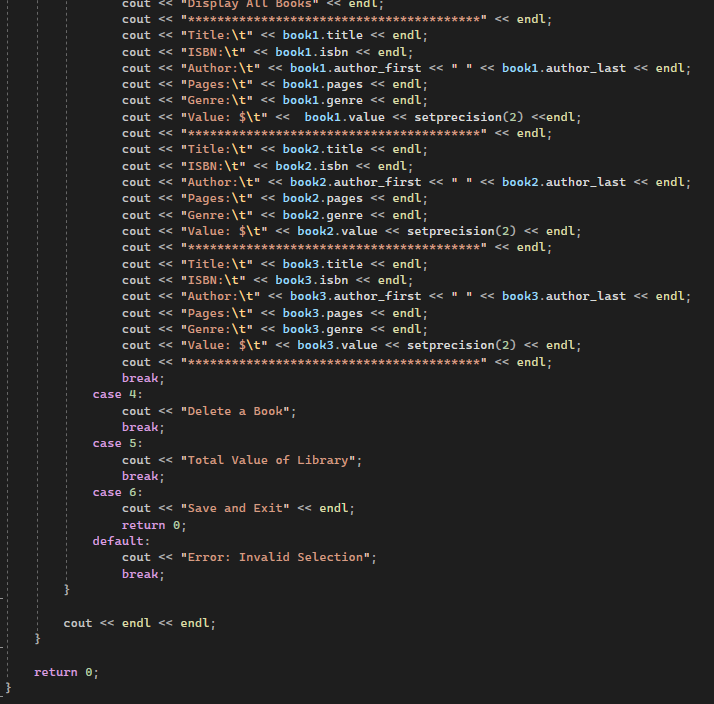 Solved 7.9.1: Project - DisplayAllBooks() Your previous lab | Chegg.com