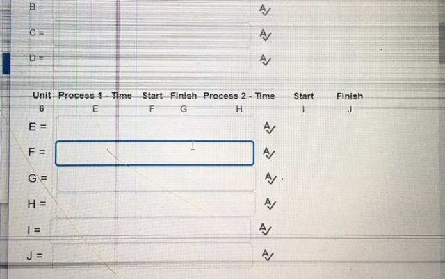 Solved A production operation consists of two steps. The | Chegg.com