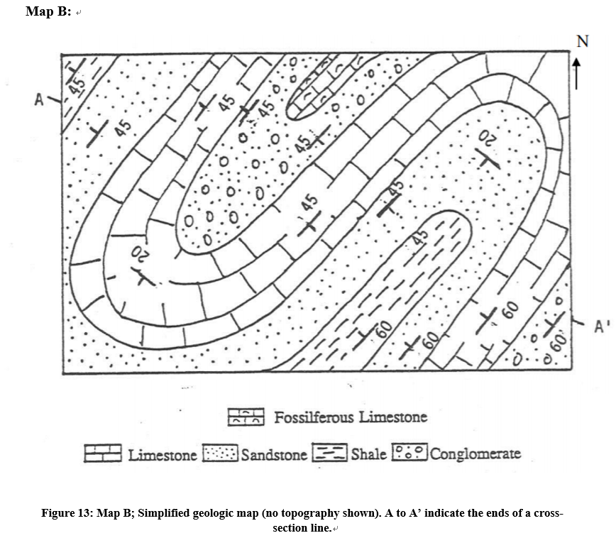 Solved Answer the following questions based on Map B (Fig. | Chegg.com