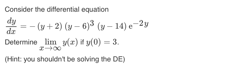 Solved Consider the differential | Chegg.com